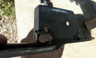M1 GARAND TRIGGER GROUP W.  R.  A.  COMPLETE AND CORRECT UNMODIFIED LARGE PAD 3