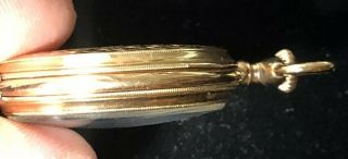 Vintage Patek Philippe & Co Geneve 18k Gold Pocket watch/ Runs 5