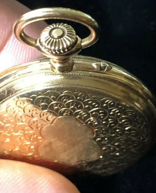 Vintage Patek Philippe & Co Geneve 18k Gold Pocket watch/ Runs 7