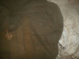 Ww2 U.  S Army Air force military dated 1942 Parachute and Harness world war 3