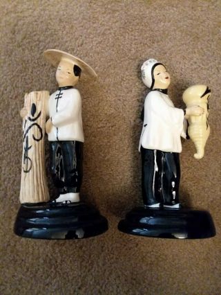 Vintage Mid Century Walter Wilson Ca Pottery Signed Statues Japanese Toy Ming &