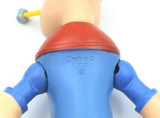 CAMEO KFS JOINTED RUBBER POPEYE THE SAILOR DOLL WITH PIPE LATE 1950 ' S NR 5781 2