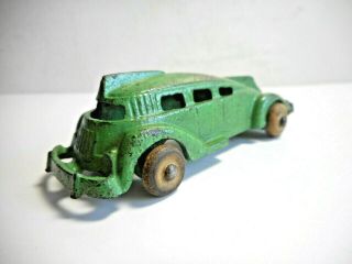 Sm HUBLEY Cast Iron Streamlined Futuristic Toy Car Van Cab Over 2302 1930s 8