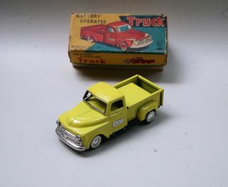 Asahi Tin pickup truck Dodge G.  B.  C battery operated 50s japan A.  T.  C 2
