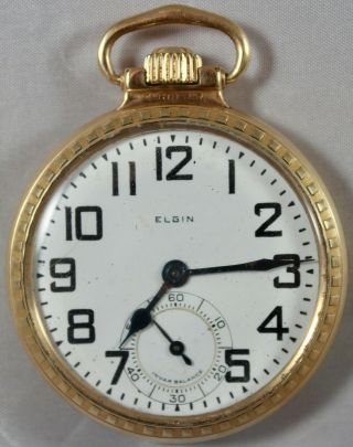 Elgin B.  W.  Raymond 21 Jewel Railroad Pocket Watch