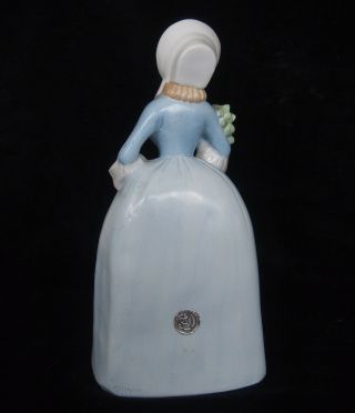 ERPHILA Vintage Germany Porcelain Figurine Woman With Flower 4