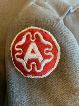 49th Anti - Aircraft Artillery Brigade,  132 AAA Gun Bn Ike Jacket Grouping. 8