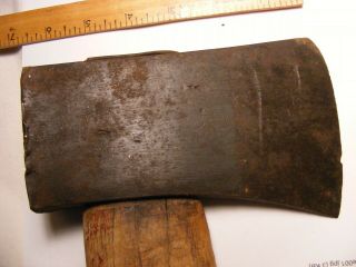 Maker marked ???Now & Nealley,  Bangor ? Axe with Handle,  shows use 8