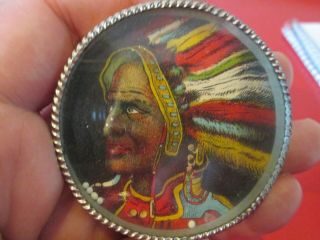 Antique Indian Chief - Dexterity Game - Germany - 1 Of 30 Listed - 1