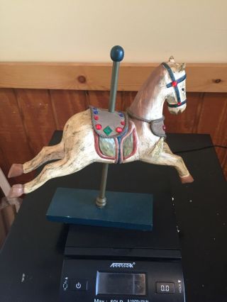 Wooden Carousel Horse Painted Vintage
