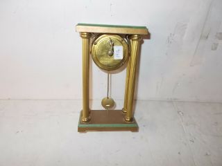 Lux Portico Miniature 30 Hour Pendulette Clock Circa.  1930 2