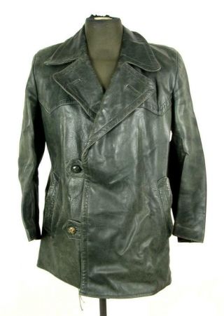 Ww2 Wwii German Air Force Lw Wl Luftwaffe Pilot Leather Flying Jacket ​coat