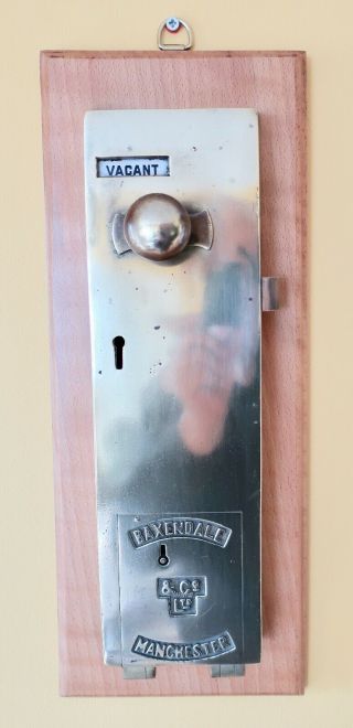 Vintage Toilet Door Lock