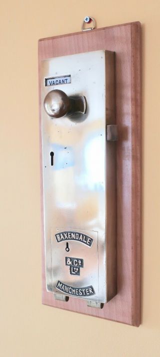 Vintage Toilet Door Lock 2
