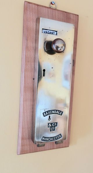 Vintage Toilet Door Lock 3