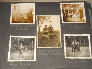 orig.  ww 2 german photo album,  58 pics,  polish campaign 1939 - 40 german army 5