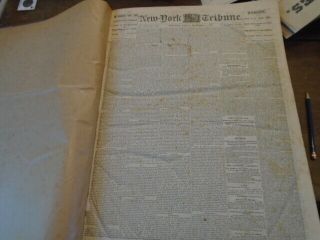 102 Issues The York Tribune,  1865 Mormons,  Andersonville Trial And More
