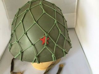 Ww2 Japanese Helmet With Star And Liner