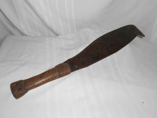 Vtg Corn Cutter Cane Knife Old Vintage Primitive Farm Tool Weed Machete