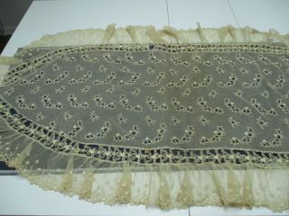 Antique Victorian Lace Table Runner