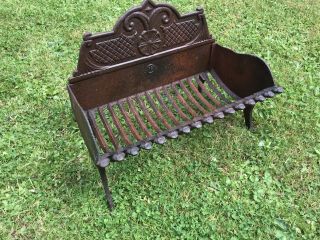 Vintage French Fire Grate Very Decorative