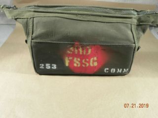 Army Field Phone Radio Telephone Set Ta - 312/pt 3rd Fssg,  253rd Comm.  Vietnam Era