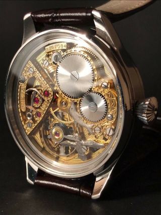 Mens vintage watch omega mechanical swiss pocket antiques 10