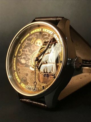 Mens vintage watch omega mechanical swiss pocket antiques 2