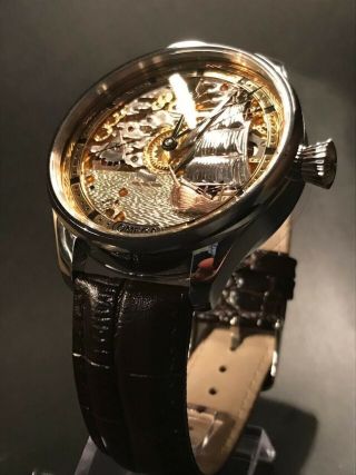 Mens vintage watch omega mechanical swiss pocket antiques 5