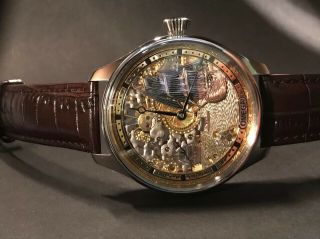 Mens vintage watch omega mechanical swiss pocket antiques 9