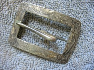 Dug Awesome Silver Sash Buckle From C.  S.  Cavalry Camp - Louisa,  Va.