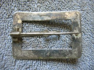 Dug Awesome Silver Sash Buckle From C.  S.  Cavalry Camp - Louisa,  Va. 3