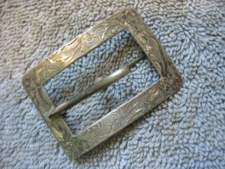 Dug Awesome Silver Sash Buckle From C.  S.  Cavalry Camp - Louisa,  Va. 6