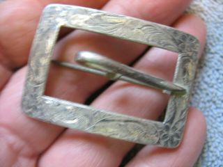 Dug Awesome Silver Sash Buckle From C.  S.  Cavalry Camp - Louisa,  Va. 7