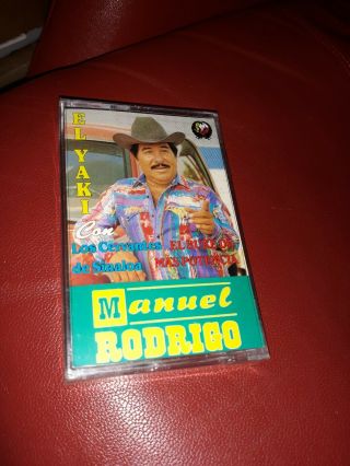 Manuel Rodrigo El Yaki Cassette Sellado Norteno Corridos