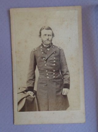 Civil War Era Cdv - General Ulysses S.  Grant By Brady 