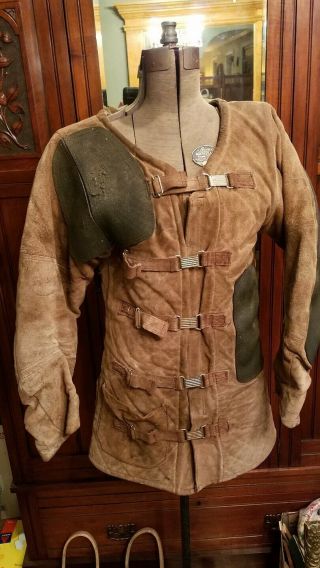 Vintage Usmc Scout Sniper Professional Leather Shooting Jacket Vietnam Era