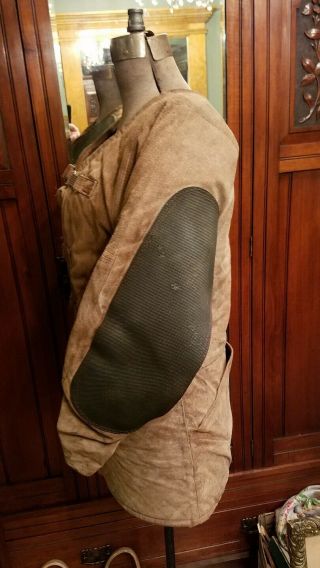 Vintage USMC Scout Sniper Professional Leather Shooting Jacket Vietnam Era 2