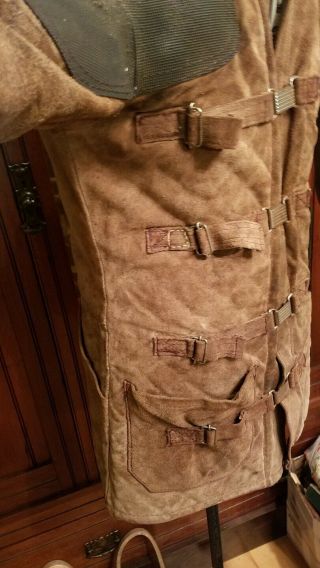 Vintage USMC Scout Sniper Professional Leather Shooting Jacket Vietnam Era 5