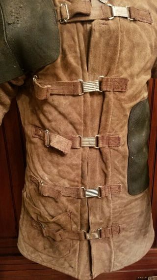 Vintage USMC Scout Sniper Professional Leather Shooting Jacket Vietnam Era 7