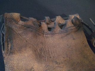 Antique Leather Pouch 7 