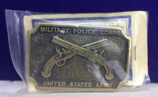 Us Army Military Police Corps Belt Buckle Tbw