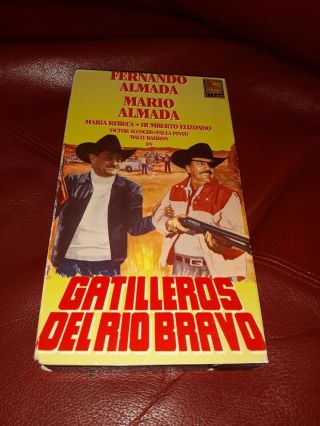 Gatilleros De Rio Bravo Vhs Pelicula Mario Almada