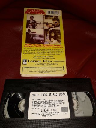 Gatilleros De Rio Bravo VHS Pelicula Mario Almada 2