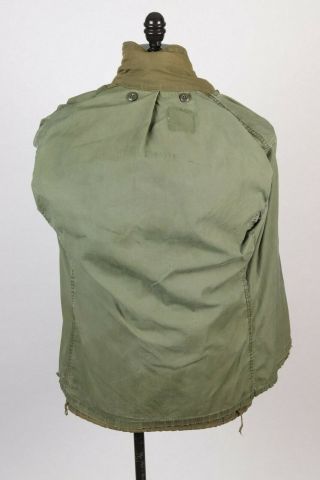 Vintage 70s VIETNAM Era M - 65 Field Coat Jacket USA Mens Size Medium 8