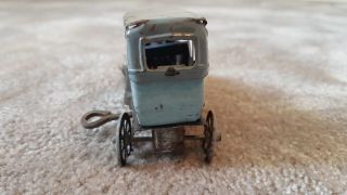 Rare Tin German Penny Toy Car & Driver Lehmann Ito Distler Sedan Touring 1900s 4