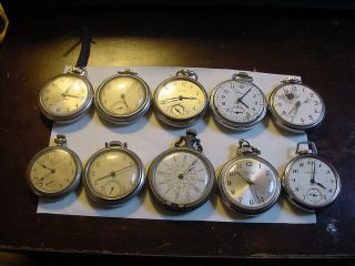 Westclox Ingersoll Ingraham Haven Pocket Watch Parts