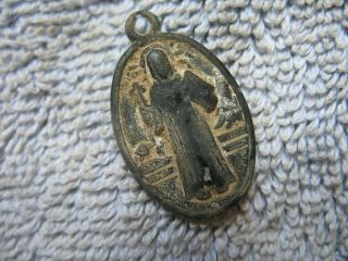 Dug Religious Medal From Union Campsite - Belle Plain,  Va.