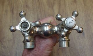 Antique Sterling Claw Foot Bath Tub Faucet,  3 - 1/2 