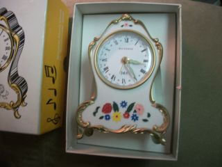 Bucherer Vintage Small Clock With Lador Music Box As Alarm